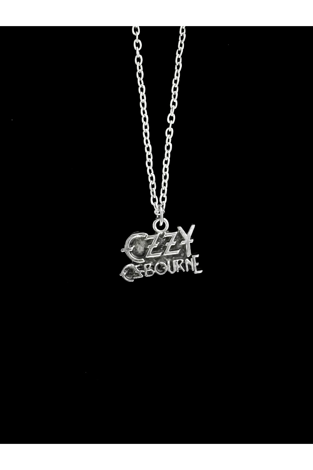 Gothic Gotik Punk Ozzy Osbourne Black Sabbath Metal Kolye - DarkellaStore