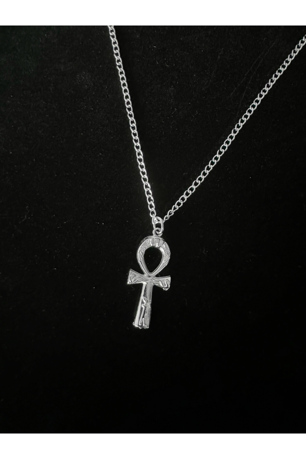 Gotik Gothic Punk Ansata Haç Metal Kolye - DarkellaStore