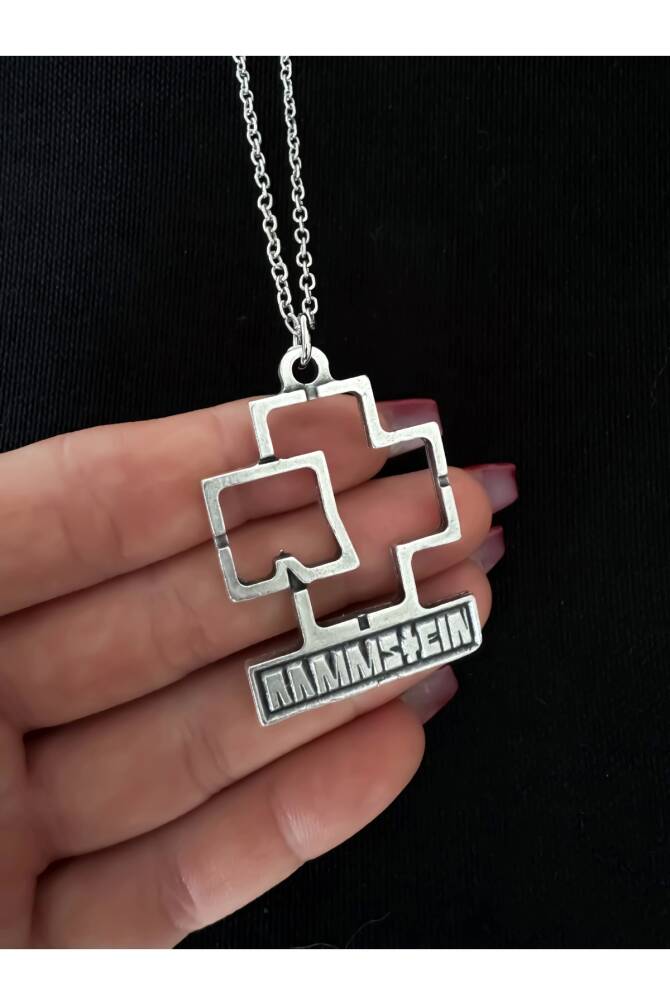 Gotik Gothic Punk Rammstein Kolye - 2