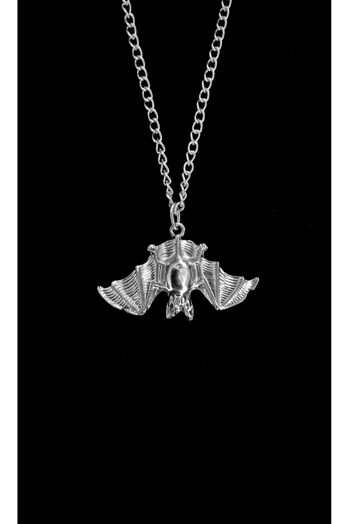 Gotik Gothic Punk Yarasa Kolye - DarkellaStore