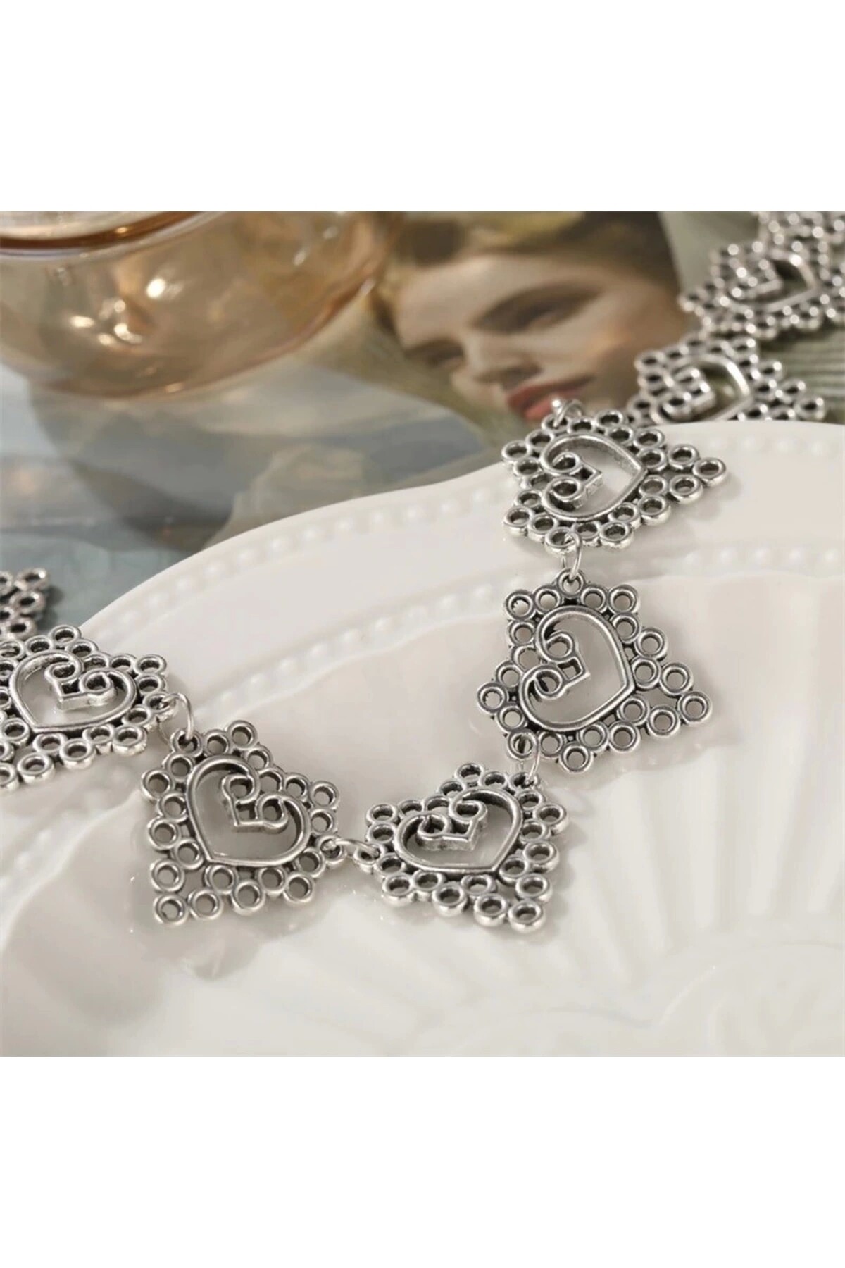 Gotik Harajuku Lolita Kalpli Choker Boyunluk - 4