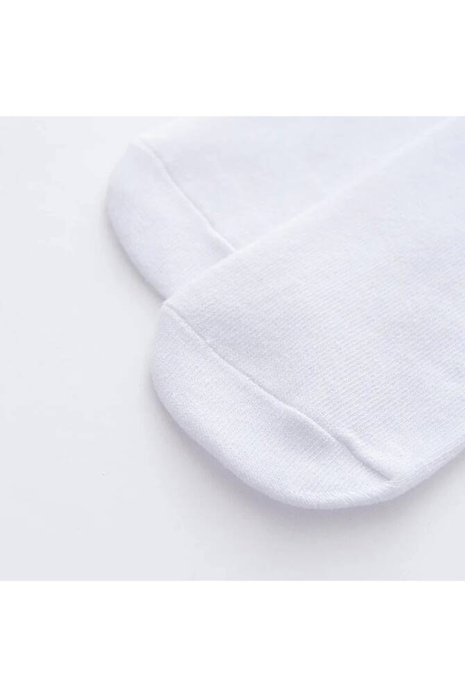 Gotik Lolita Harajuku Diz Üstü Çizgili Beyaz Çorap - 3