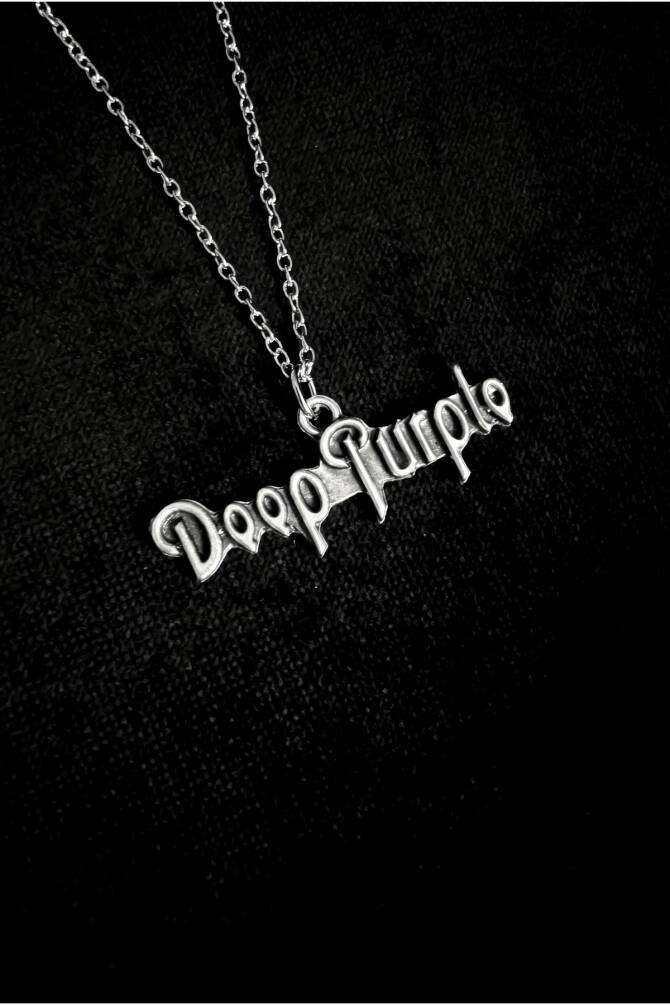 Gotik Punk Deep Purple Kolye - 1