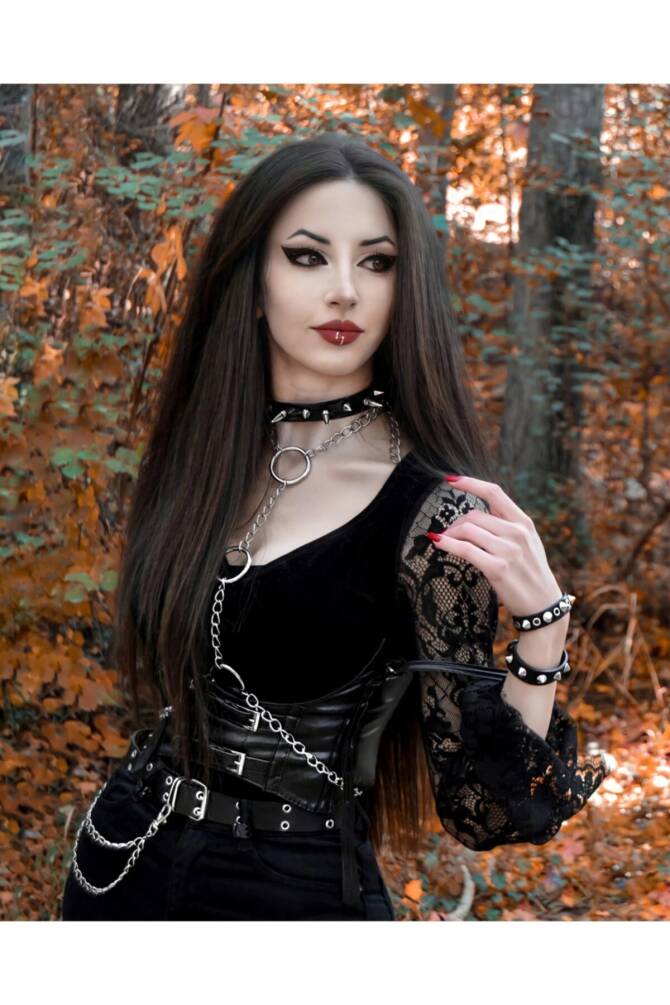 Gotik, Punk, Halkalı Vücut Zinciri, Harness - 1