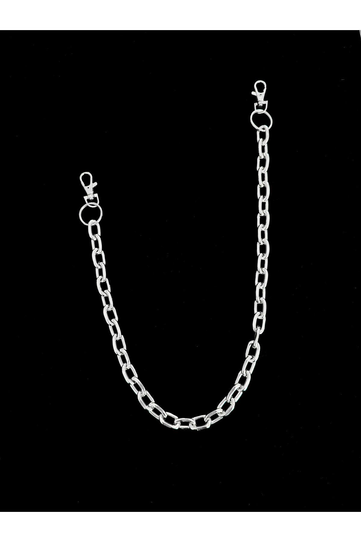 Gotik Punk Kalın Zincirli Metal Pantolon Zinciri - DarkellaStore