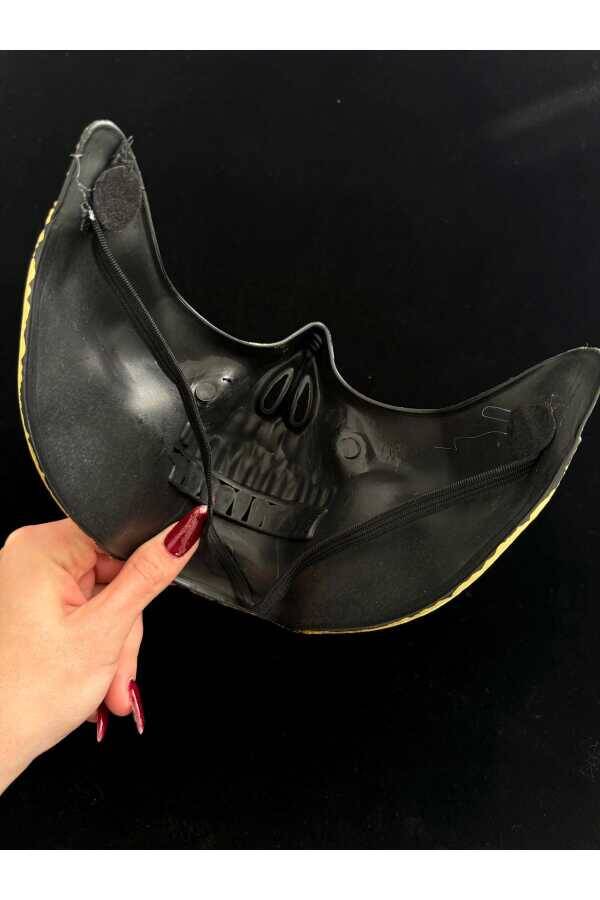 Gotik Punk Kuru Kafa Parti Maskesi, Halloween Maskesi, Cadılar Bayramı Maskesi, Kuru Kafa Maske (UNI - 3