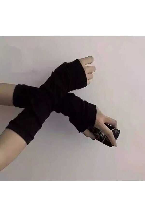 Gotik Punk Lolita Siyah Kolluk - 6
