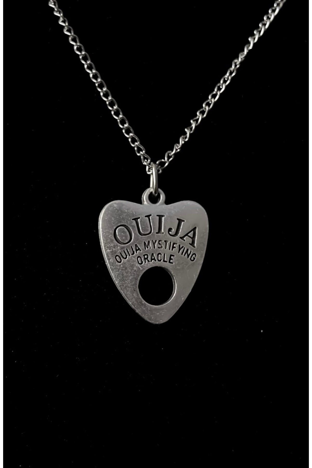 Gotik Punk Metal Ouija Kolye - DarkellaStore