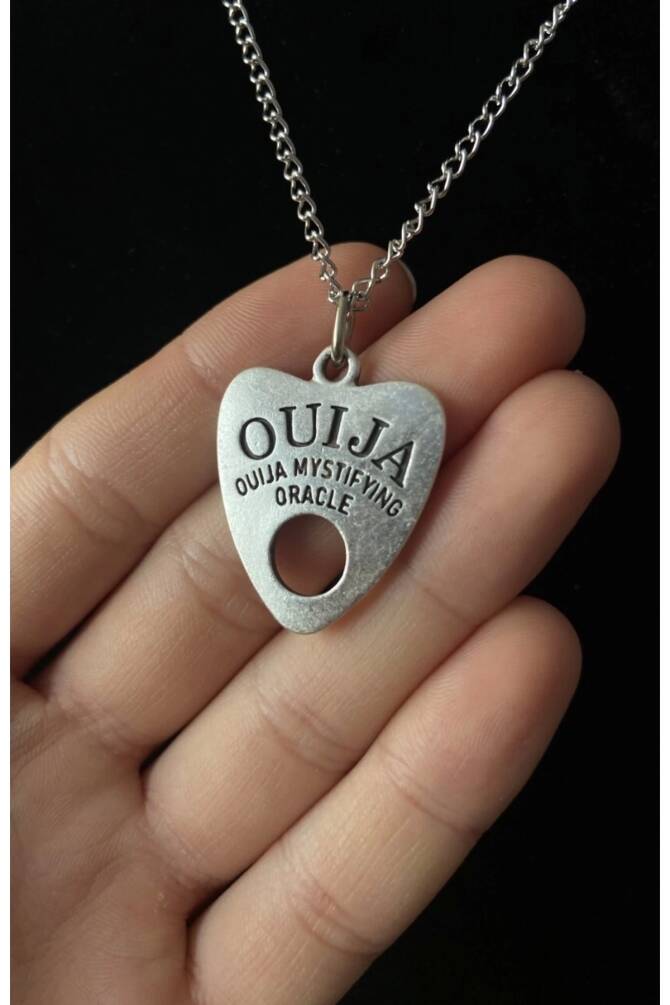 Gotik Punk Metal Ouija Kolye - 2