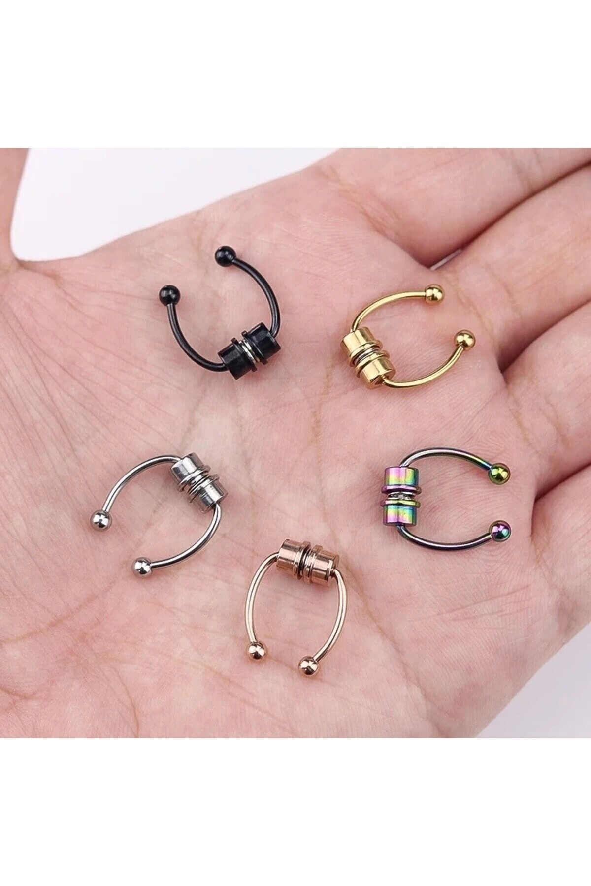 Gotik Punk Mıknatıslı Spikelı Hızma - 15