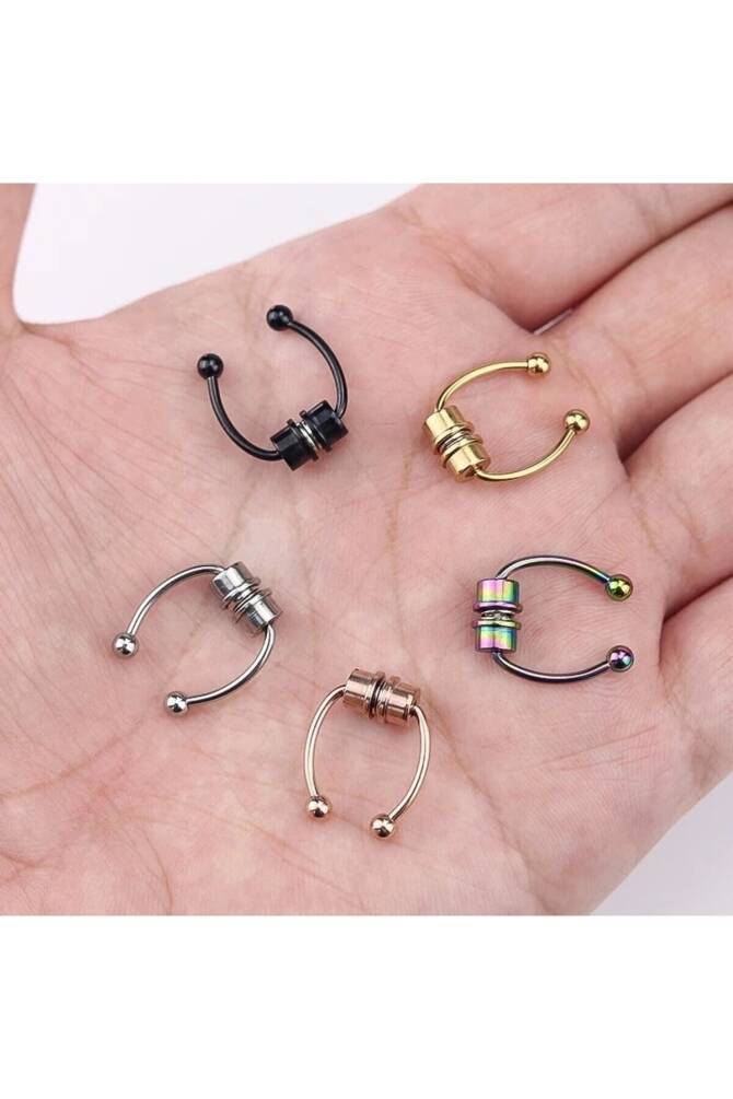 Gotik Punk Mıknatıslı Spikelı Hızma - 4