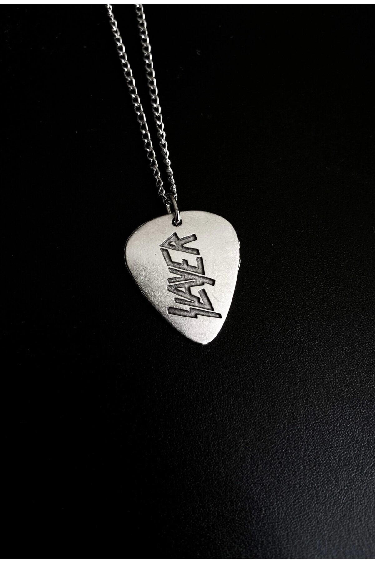 Gotik Punk Slayer Metal Pena Kolye - 2