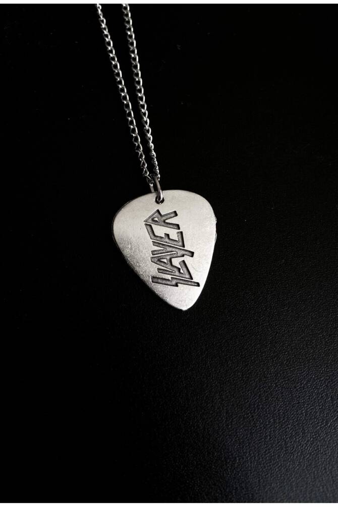 Gotik Punk Slayer Metal Pena Kolye - 2