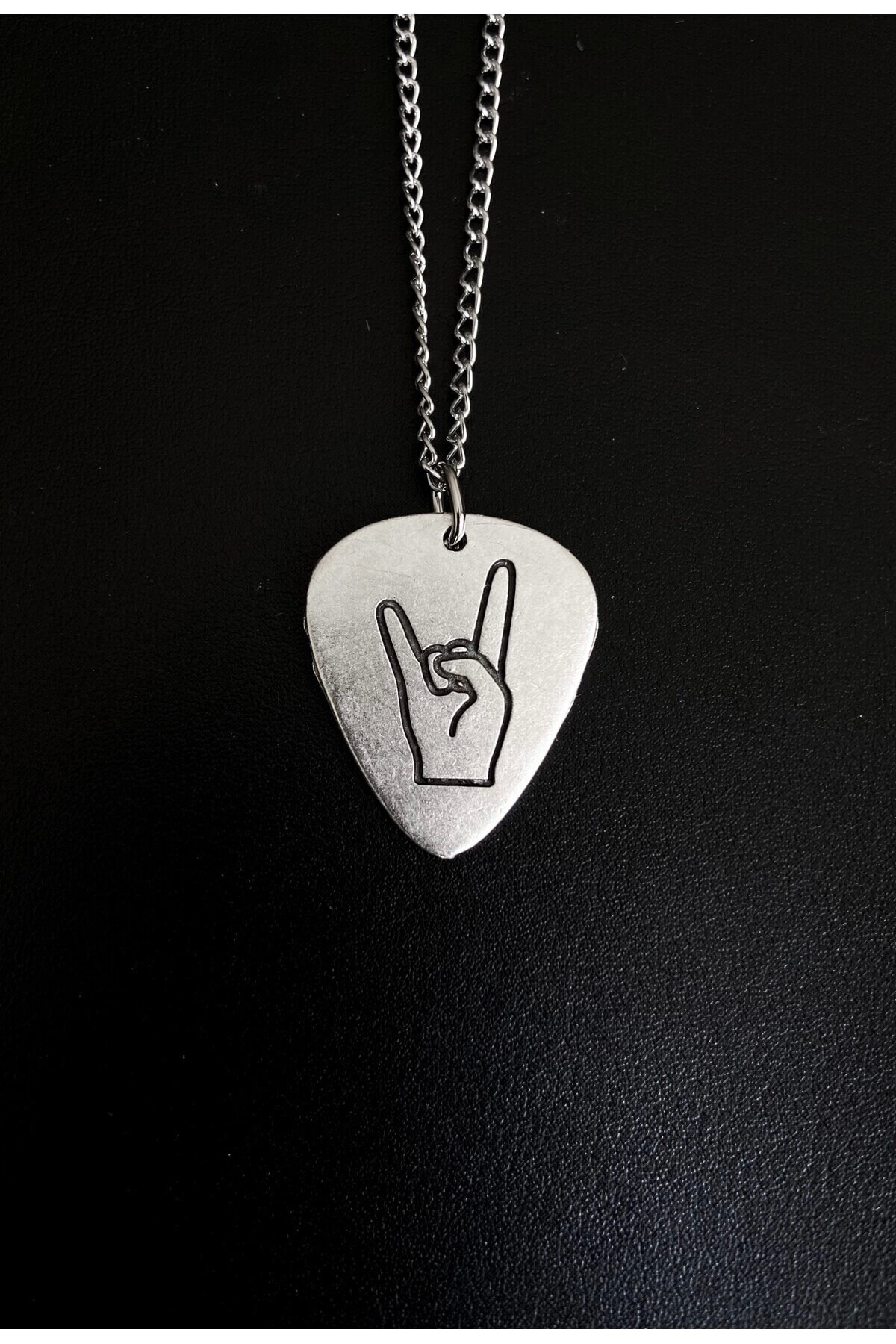 Gotik Punk Slayer Metal Pena Kolye - 3