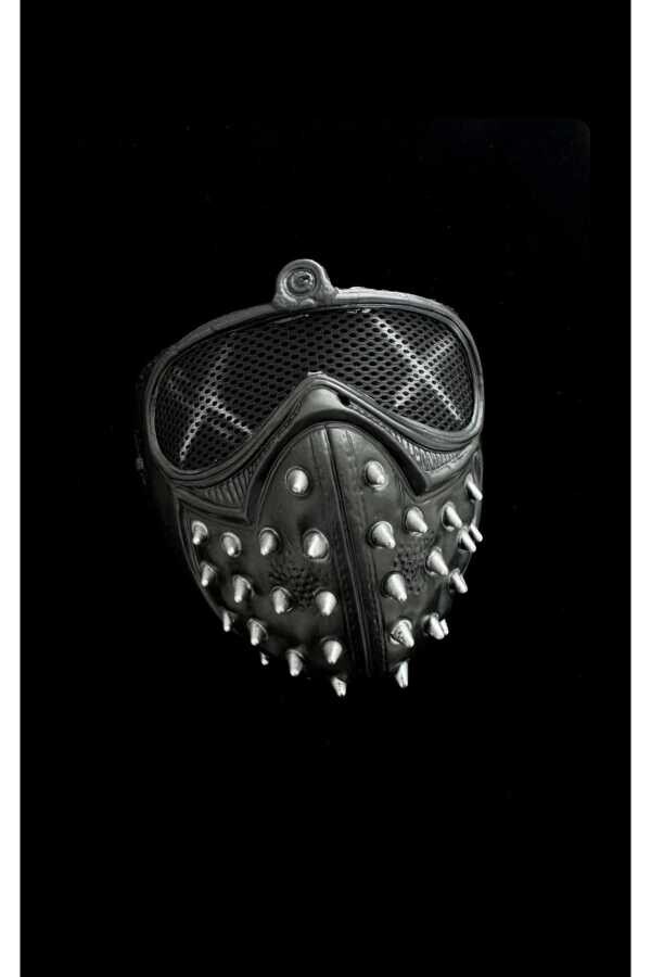Gotik Punk Spikelı Gaz Maskesi, Parti Maskeleri, Halloween Maskesi, Cadılar Bayramı Maske, Parti Kos - 2