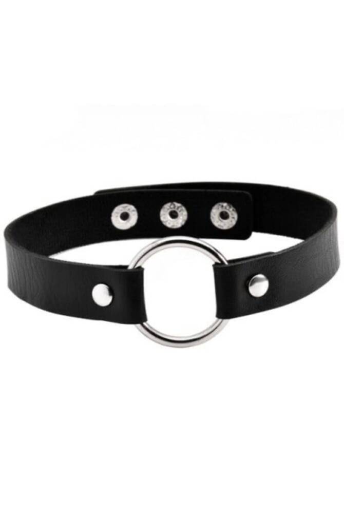 Gotik, Punk, Vintage, Halkalı Boyunluk, Chocker - 1