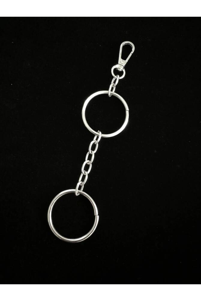 Gotik Punk Y2K Halkalı Metal Etek Pantolon Aksesuarı Pantolon Zinciri - 2