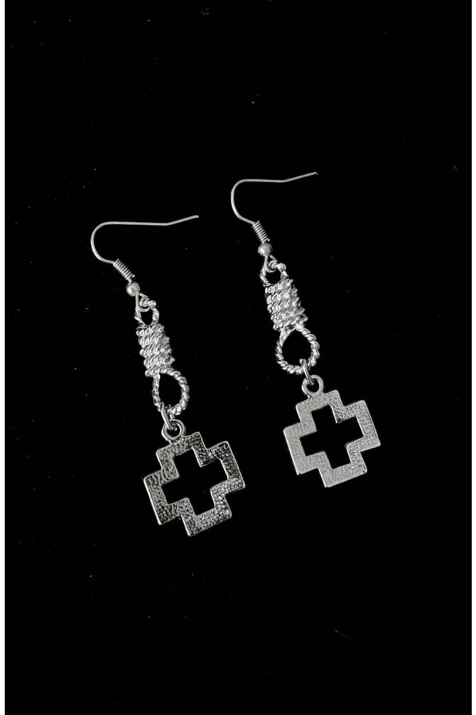 Gotik Rammstein Sallantılı Küpe - 1