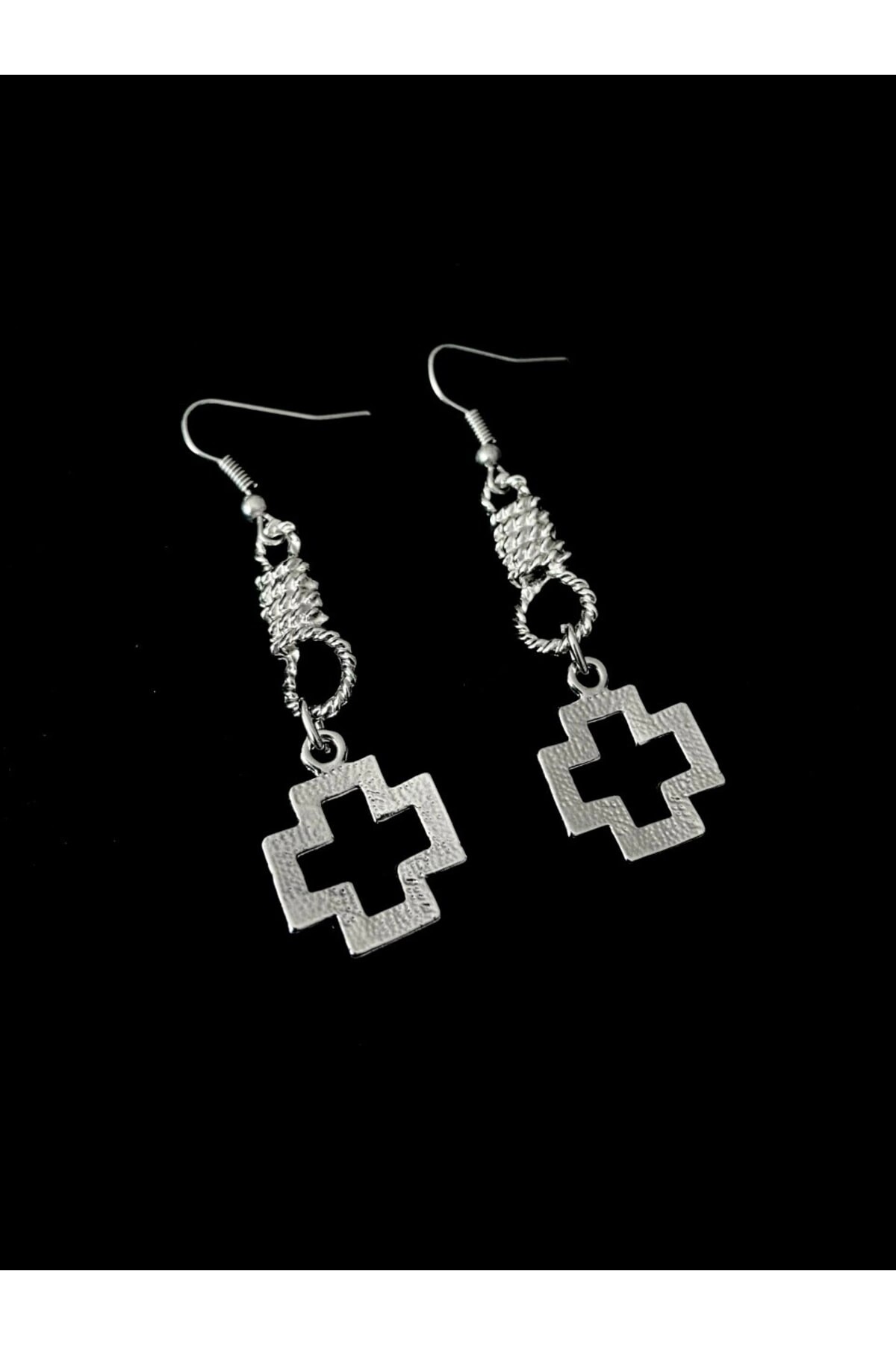 Gotik Rammstein Sallantılı Küpe - 2