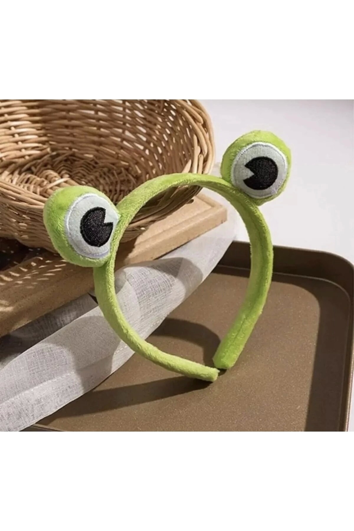 Harajuku Lolita Kpop Kurbağa Gözü Taç Toka Kurbağa Taç - 2