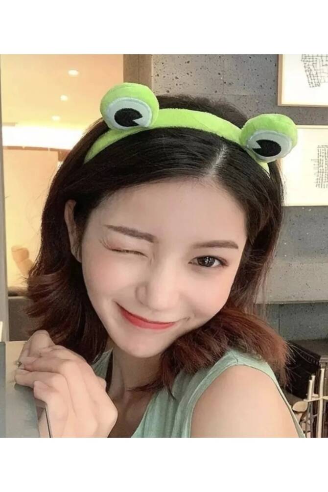 Harajuku Lolita Kpop Kurbağa Gözü Taç Toka Kurbağa Taç - 4