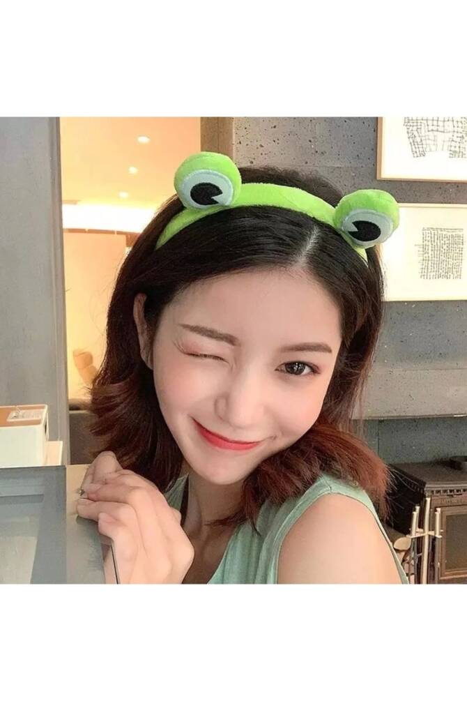 Harajuku Lolita Kpop Kurbağa Gözü Taç Toka - 1