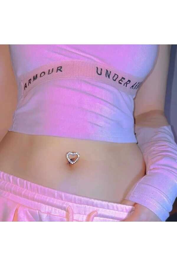Lolita Kalpli Göbek Piercing (CERRAHİ ÇELİK) - 2