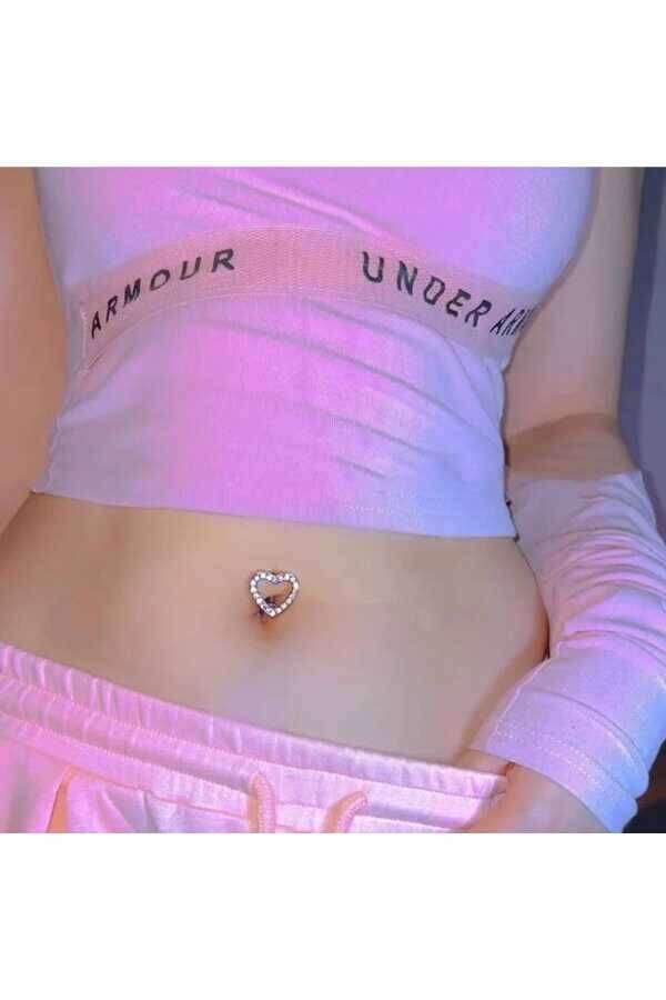 Lolita Kalpli Göbek Piercing (CERRAHİ ÇELİK) - 2