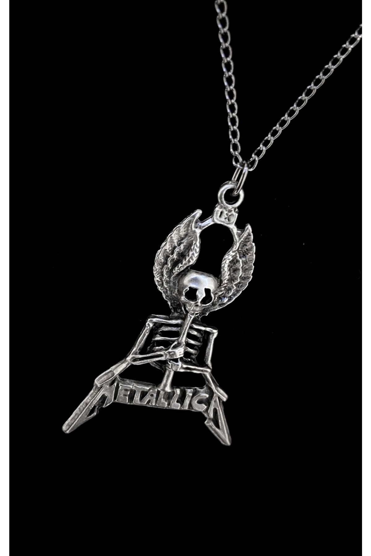 Metallica Iskelet Kuru Kafa Kolye - 3