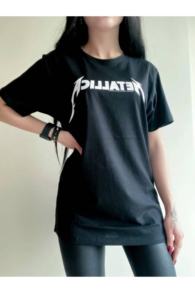 Metallica Oversize Grup Tshirt , Grup Tshirt , Kısa Kollu Tshirt - 6