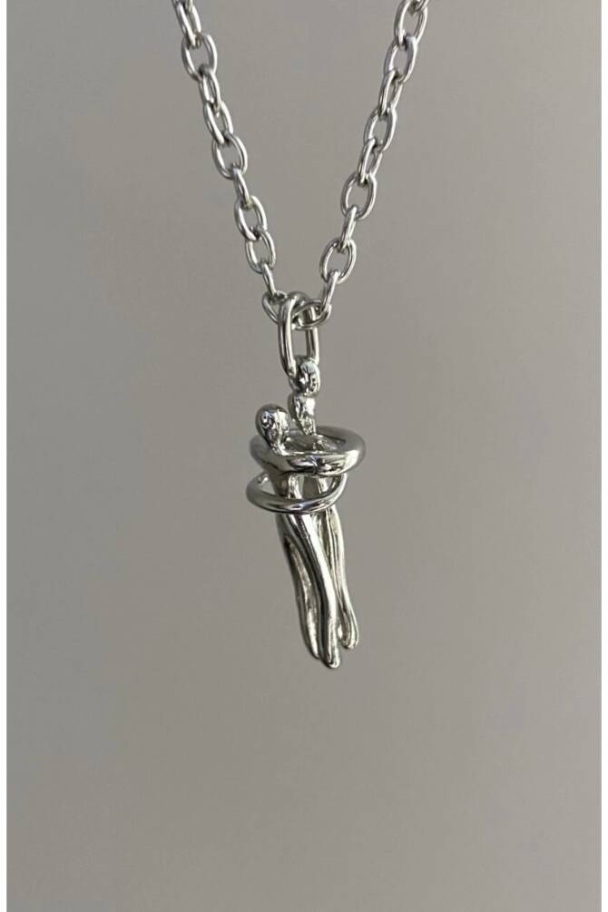 Sarılan Çift Kolyesi Sevgili Kolyesi - 1