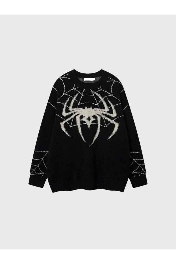 Streetwear Y2K Spider Web Oversize Kazak (UNISEX) - 1