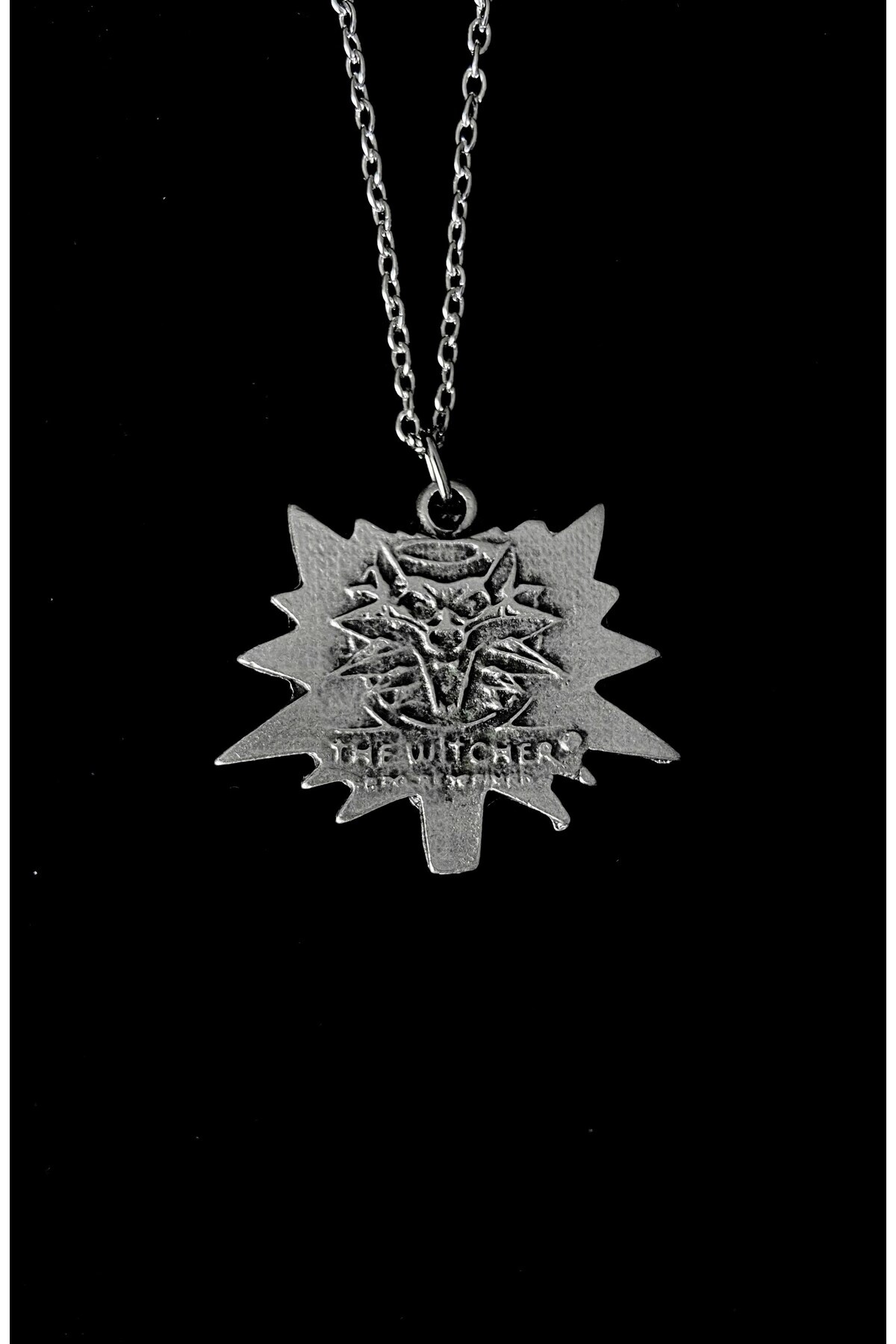 The Witcher Sembol Kolye (Arkası Baskılı) - 4
