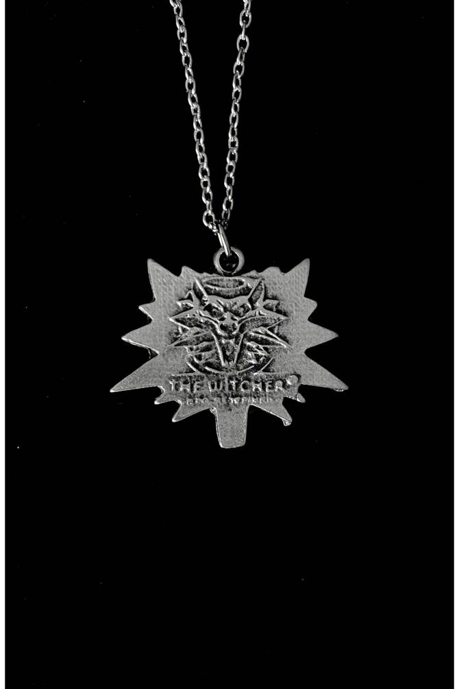The Witcher Sembol Kolye (Arkası Baskılı) - 4