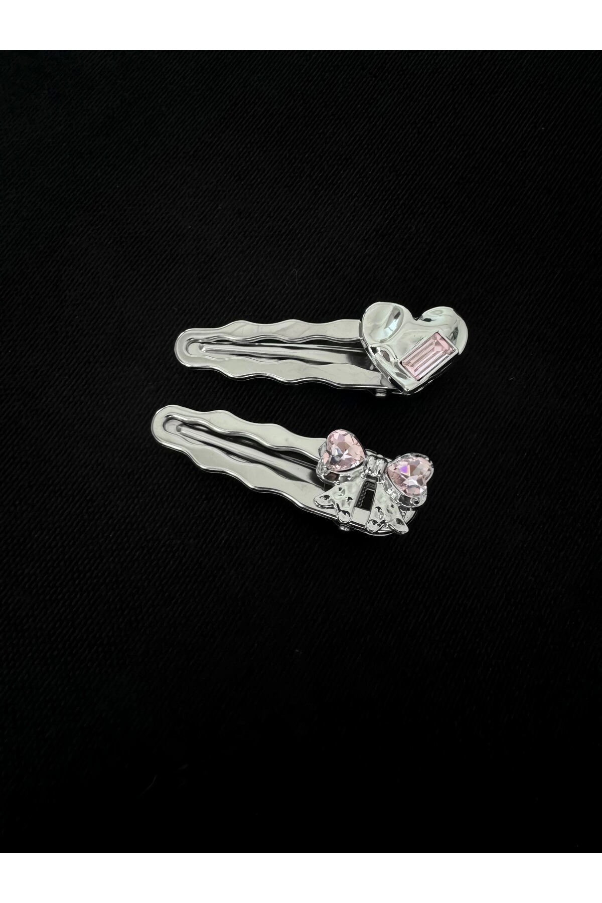 Y2K Harajuku Lolita Kalp Fiyonk Mandal Toka - 2