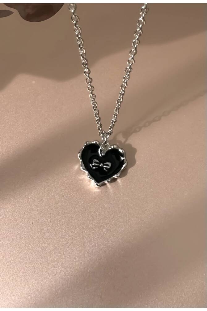 Y2K Harajuku Ribbon Fiyonk Kolye - 2