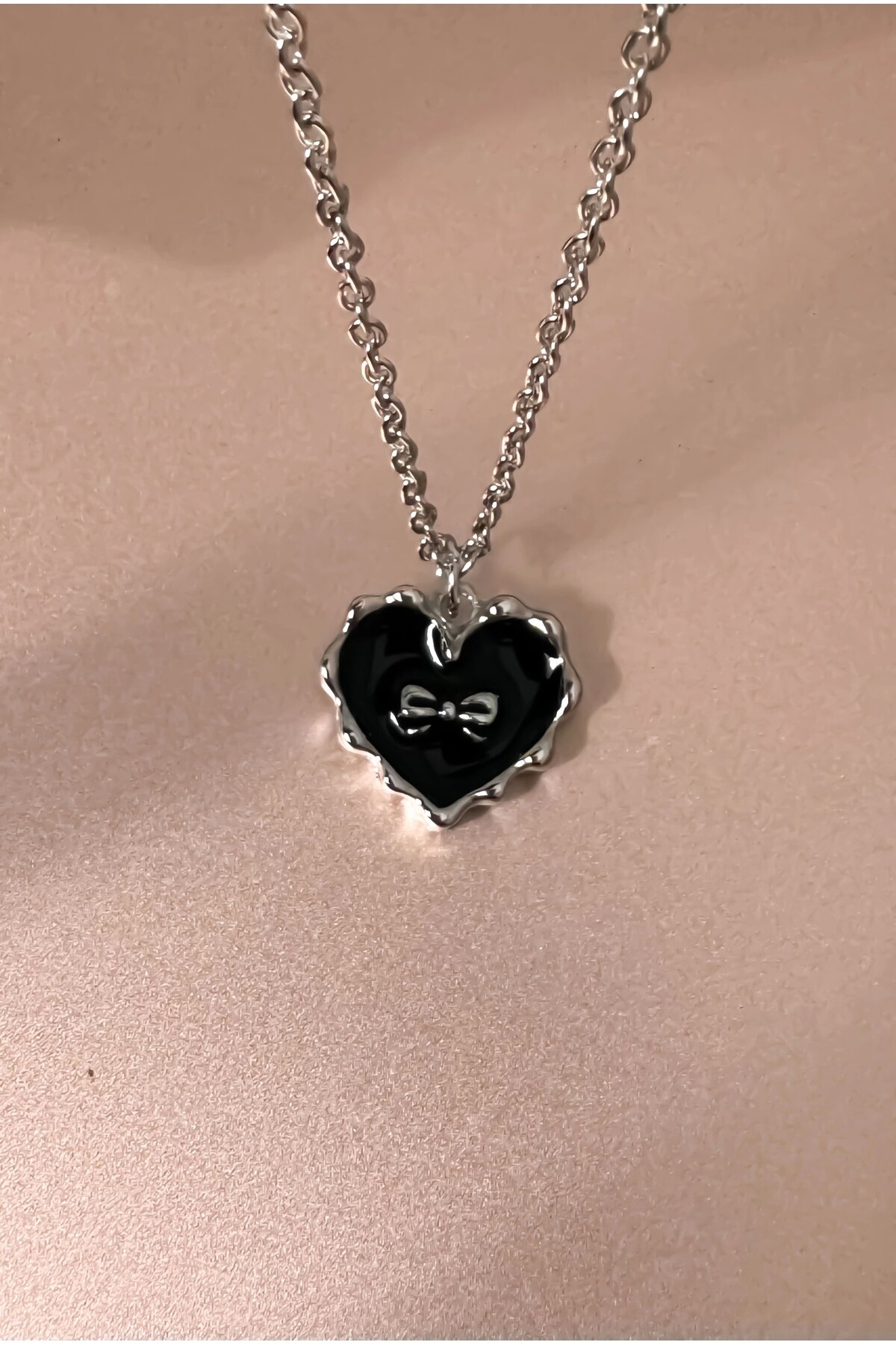 Y2K Harajuku Ribbon Fiyonk Kolye - 3