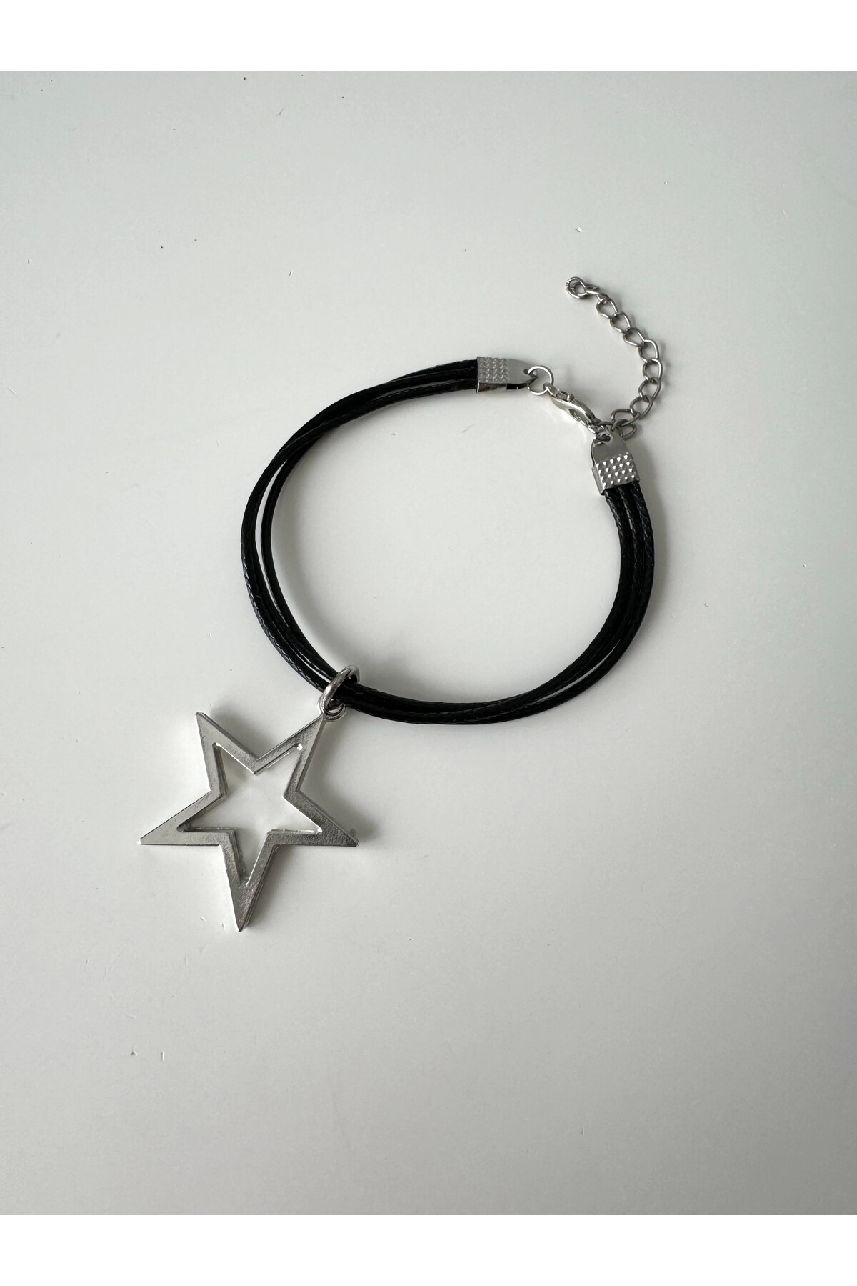 Y2K Lolita Deri İpli Yıldız Bileklik - 2