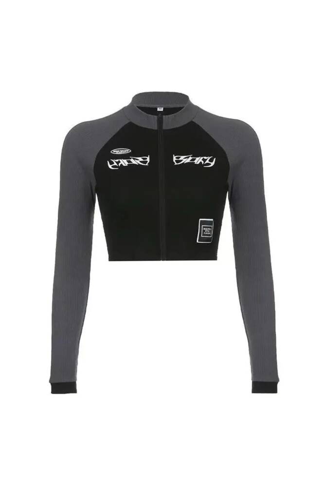 Y2K Retro Sport Fermuarlı Ceket - 17