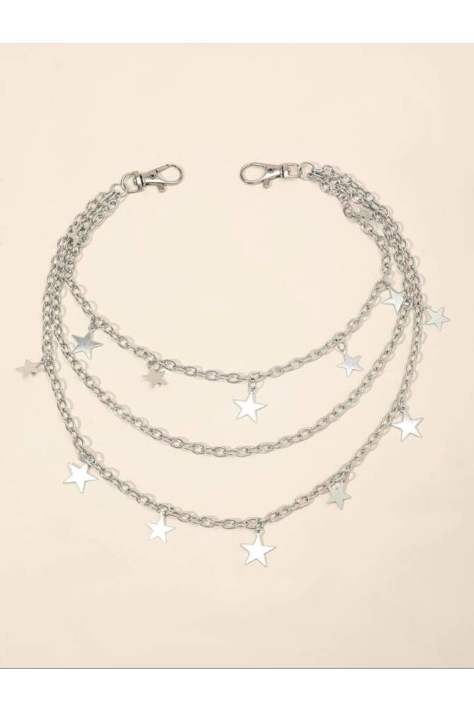 Y2K Yıldızlı Pantolon Zinciri - 2